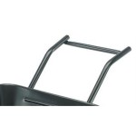 Walsall Contractor Twin Black Wheelbarrow - 175 Ltr / 220kg - With Puncture Proof Wheel